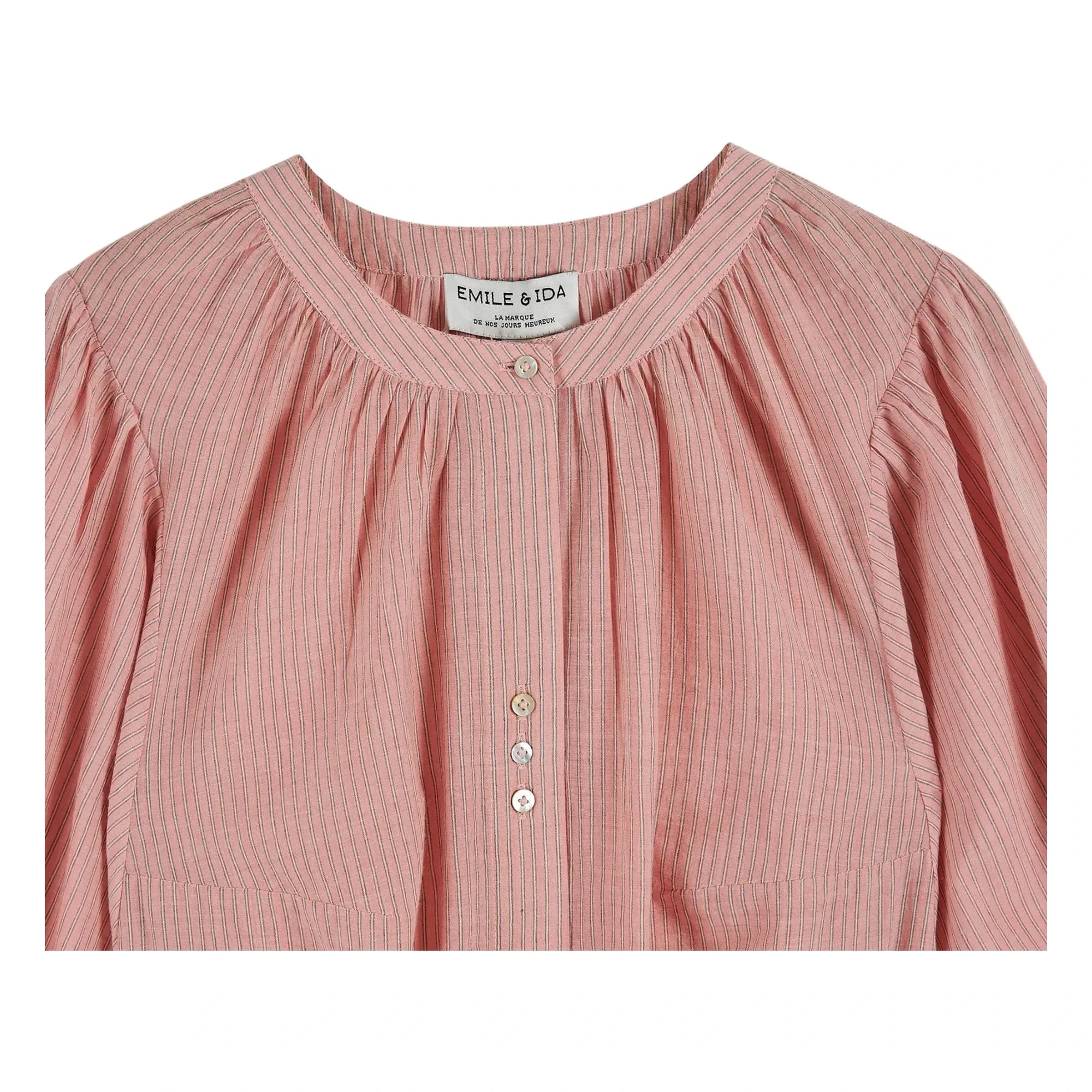 Emile et Ida - Rosa Kadhi Baumwollkleid