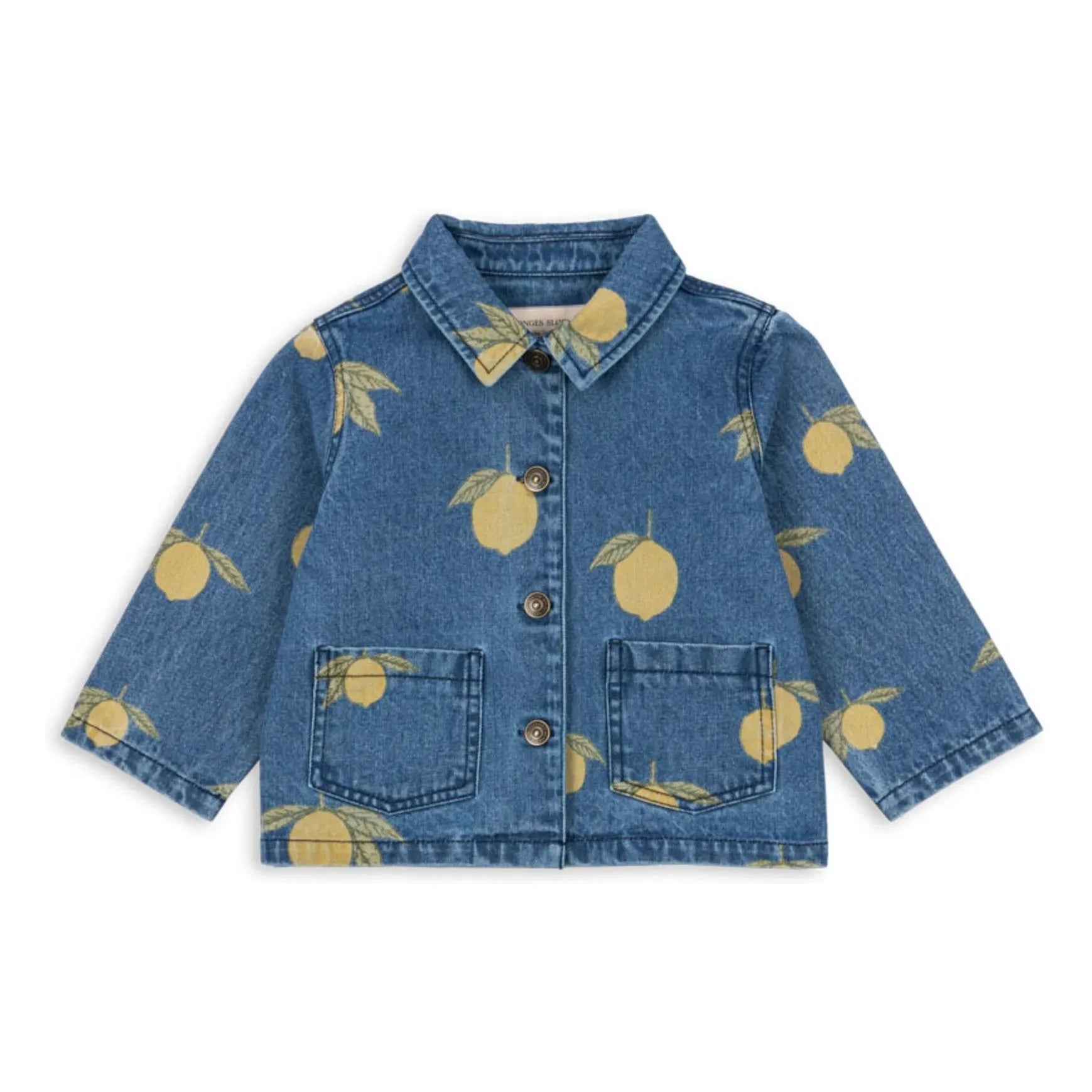 Konges Sløjd - Magot Jeansjacke Limetten Bio-Baumwolle | Blau