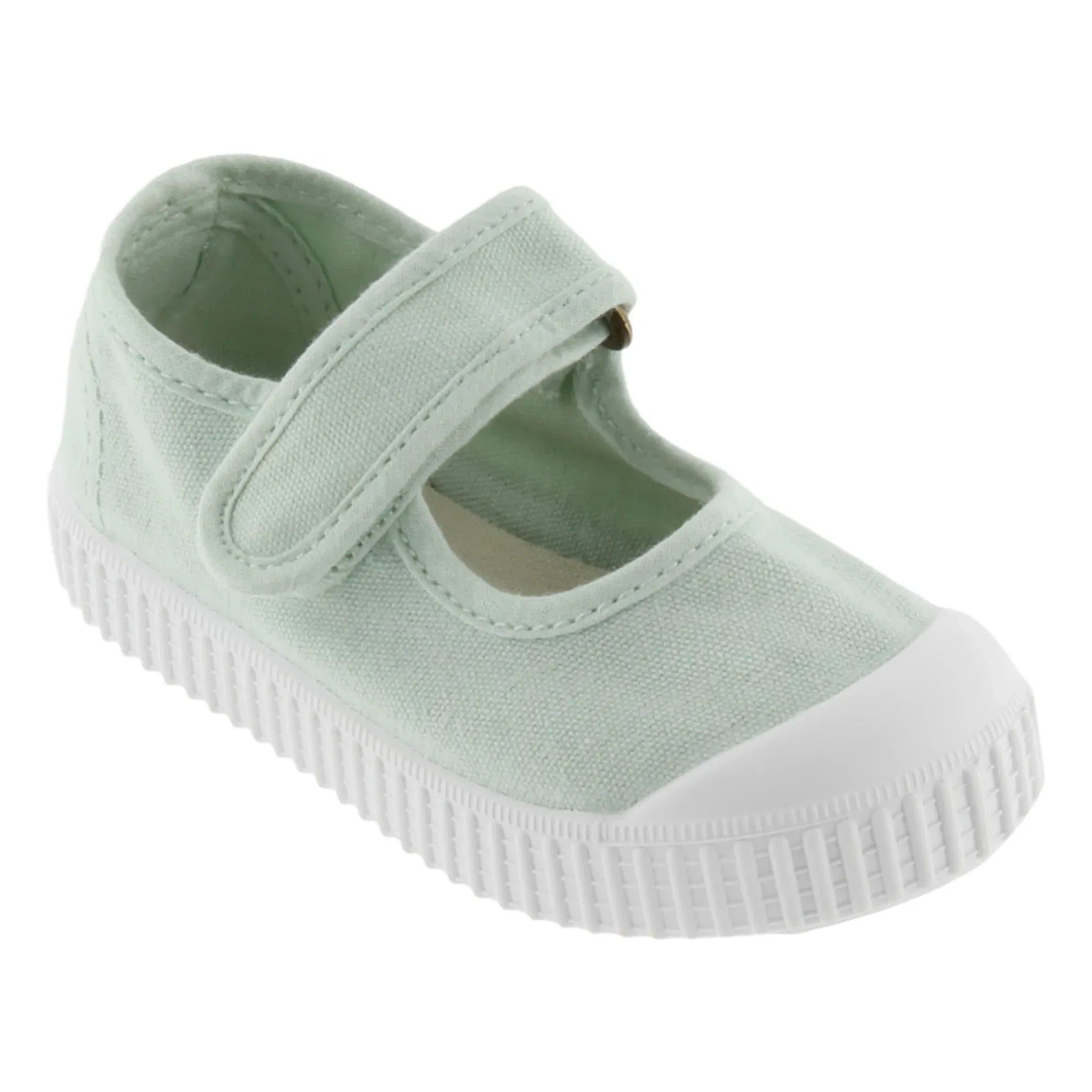 Victoria - Mercedes Tira Lona Canvas Sneaker | Wassergrün