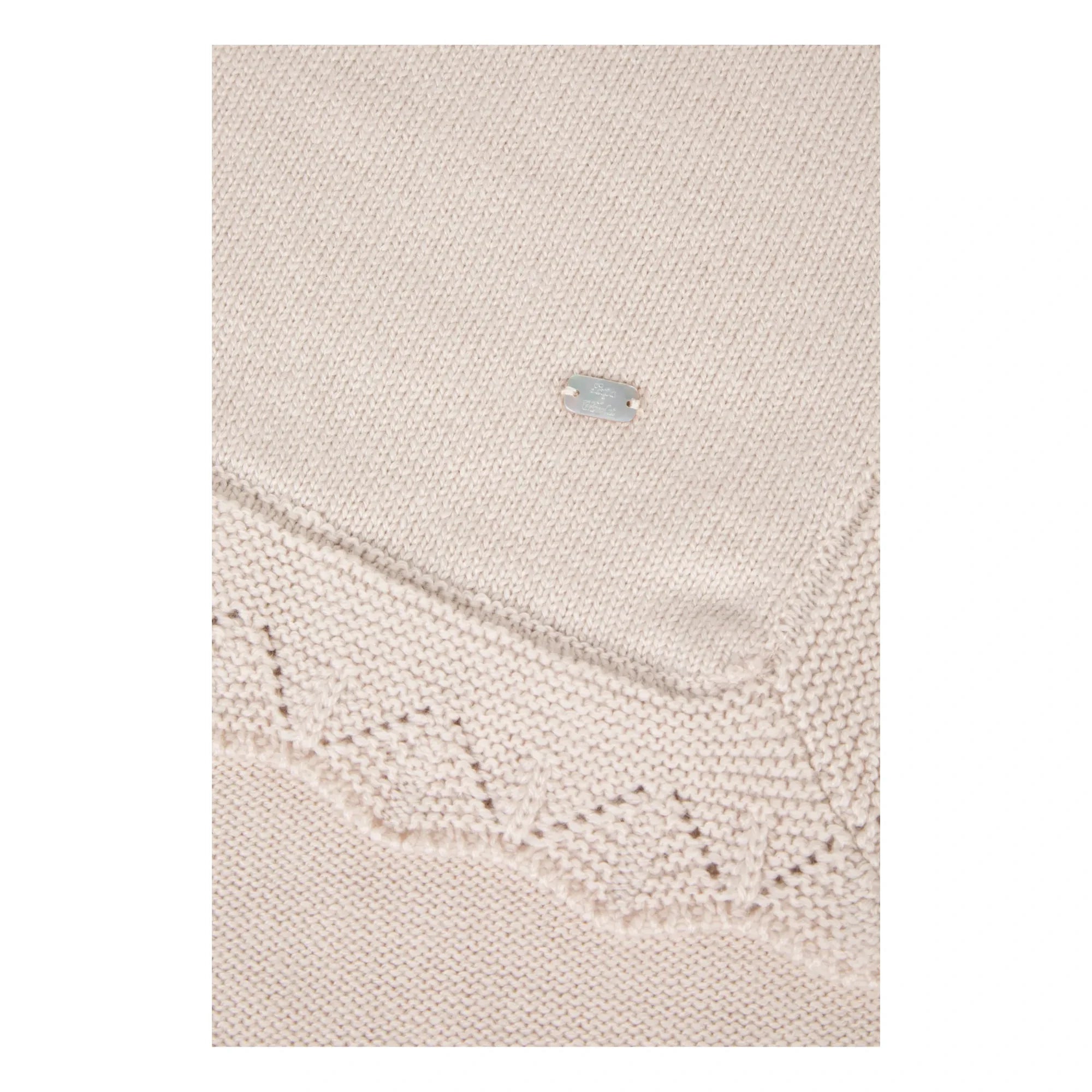 Tartine et Chocolat - Merinowolle-Decke | Beige