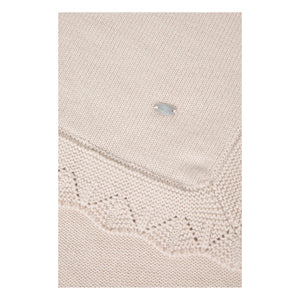 Tartine et Chocolat - Merinowolle-Decke | Beige