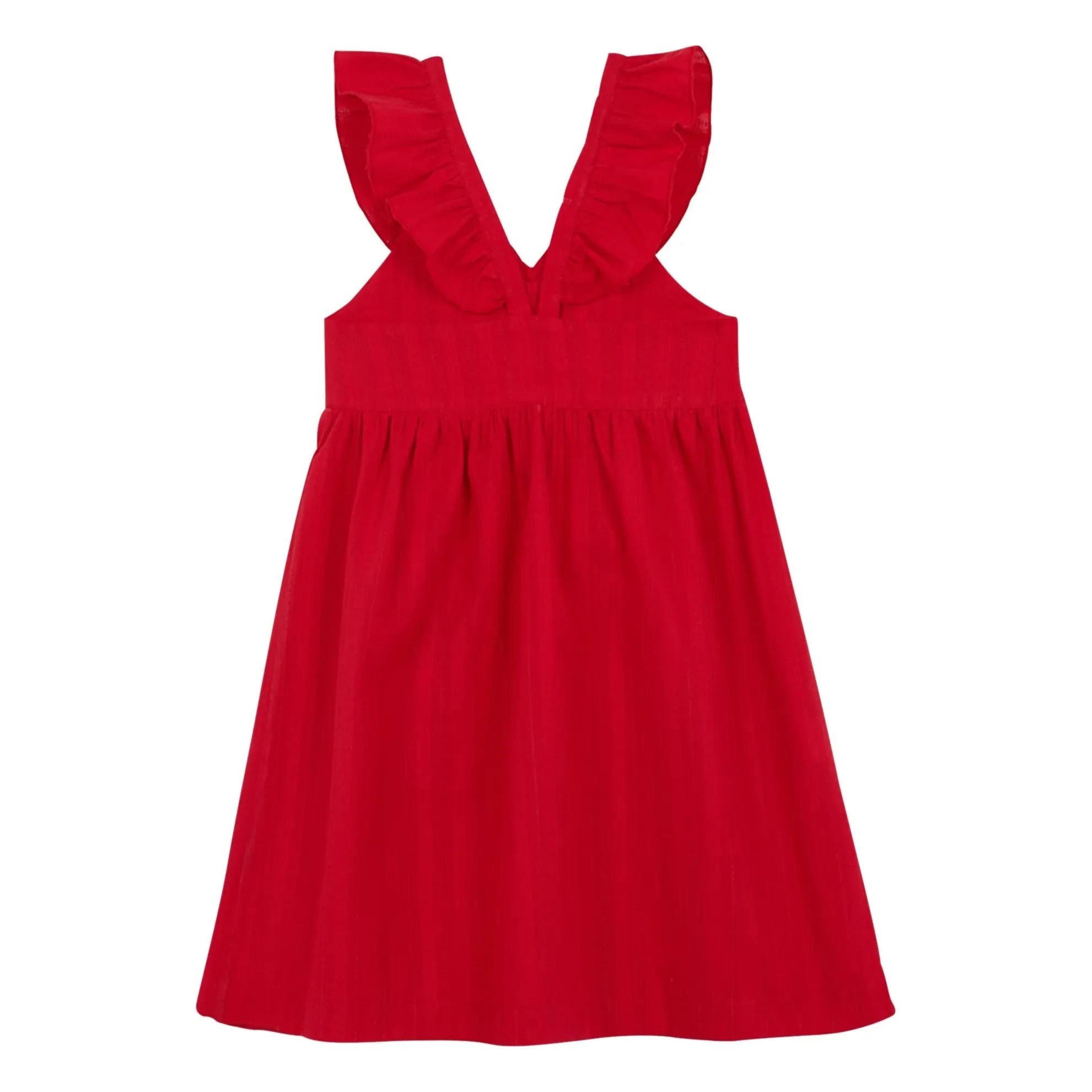 birinit - Chili Midikleid Bio-Baumwolle | Rot