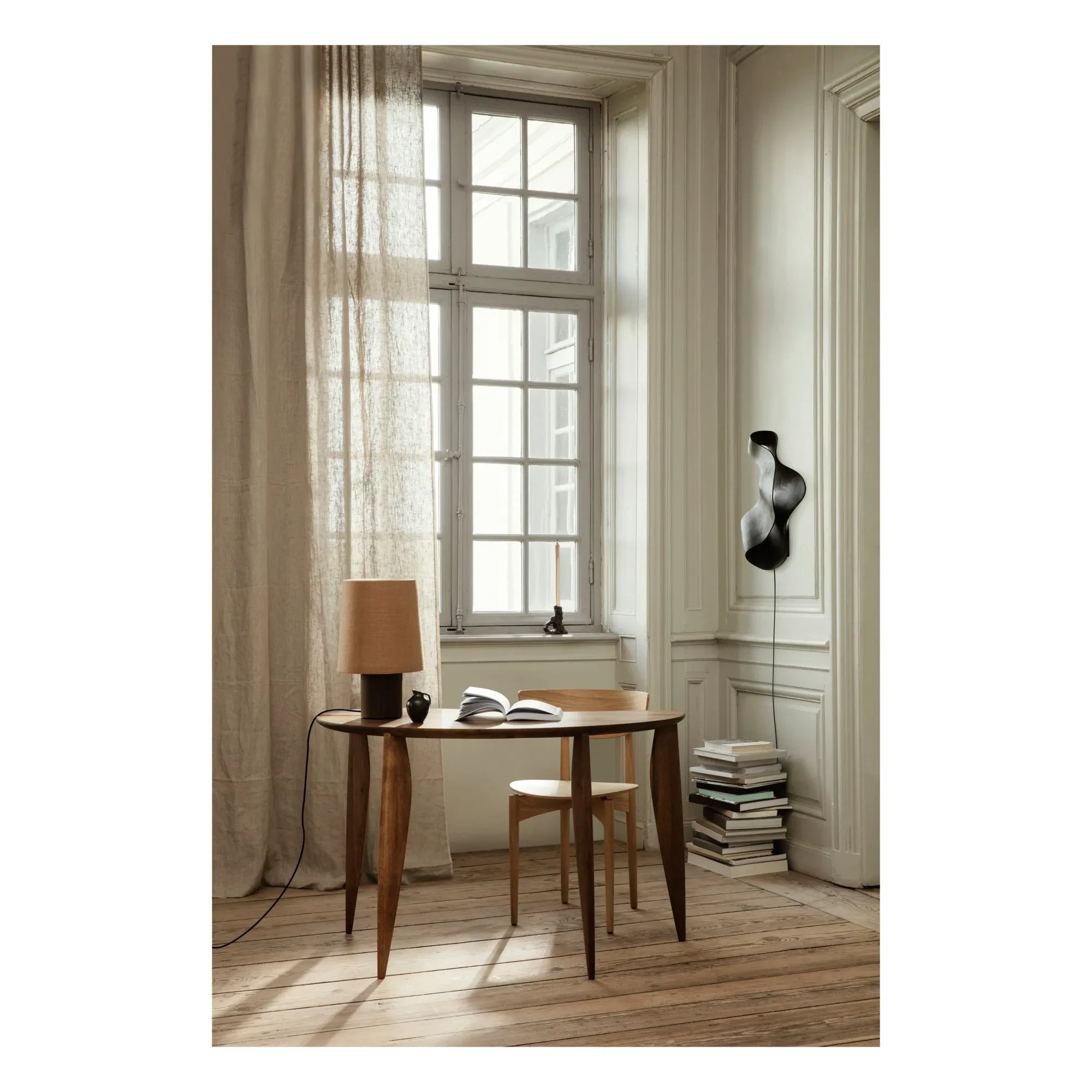 Ferm Living - Fève Tisch - FSC Holz | Walnuss
