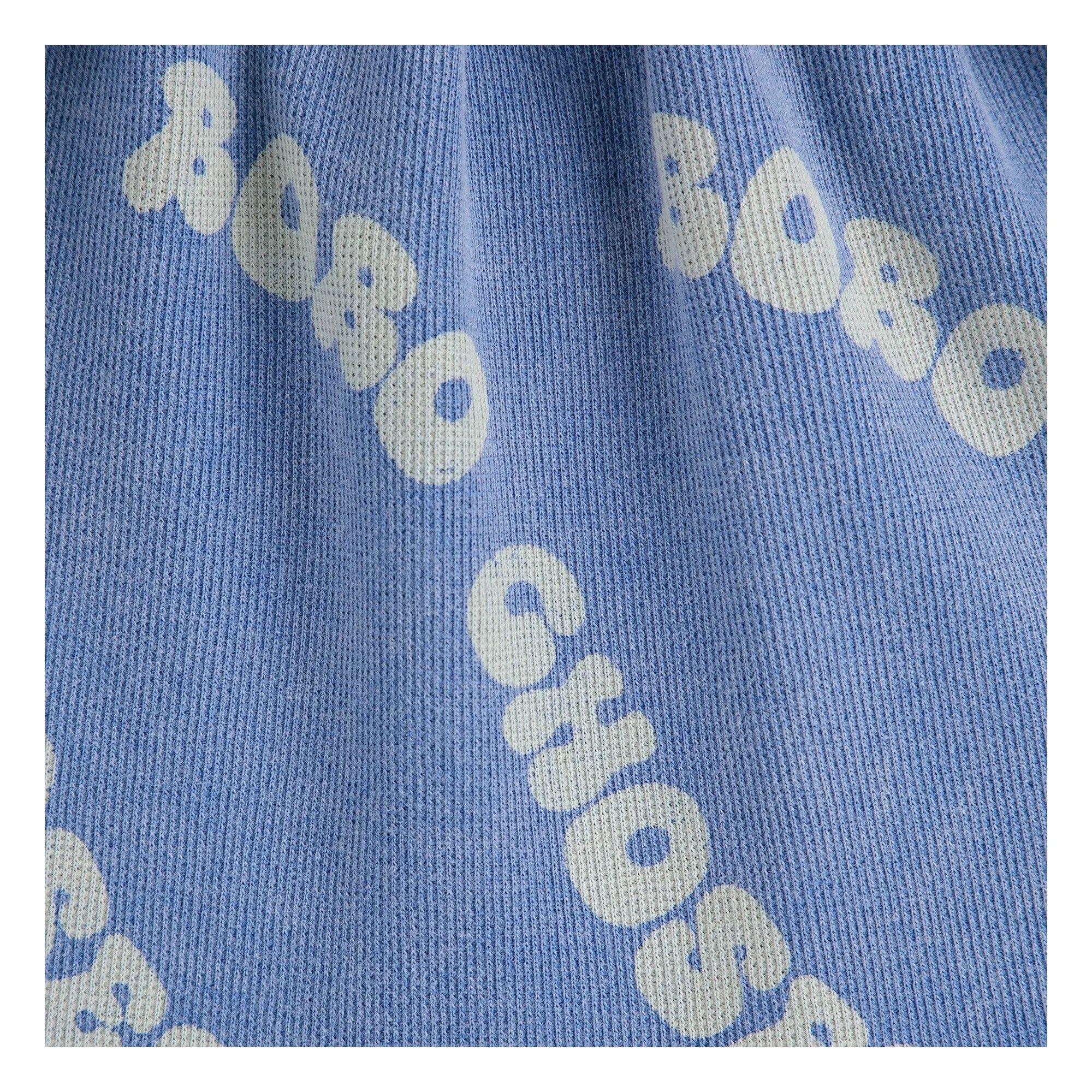 Bobo Choses – Rock aus geprägtem Bio-Baumwoll-Jersey | Blau