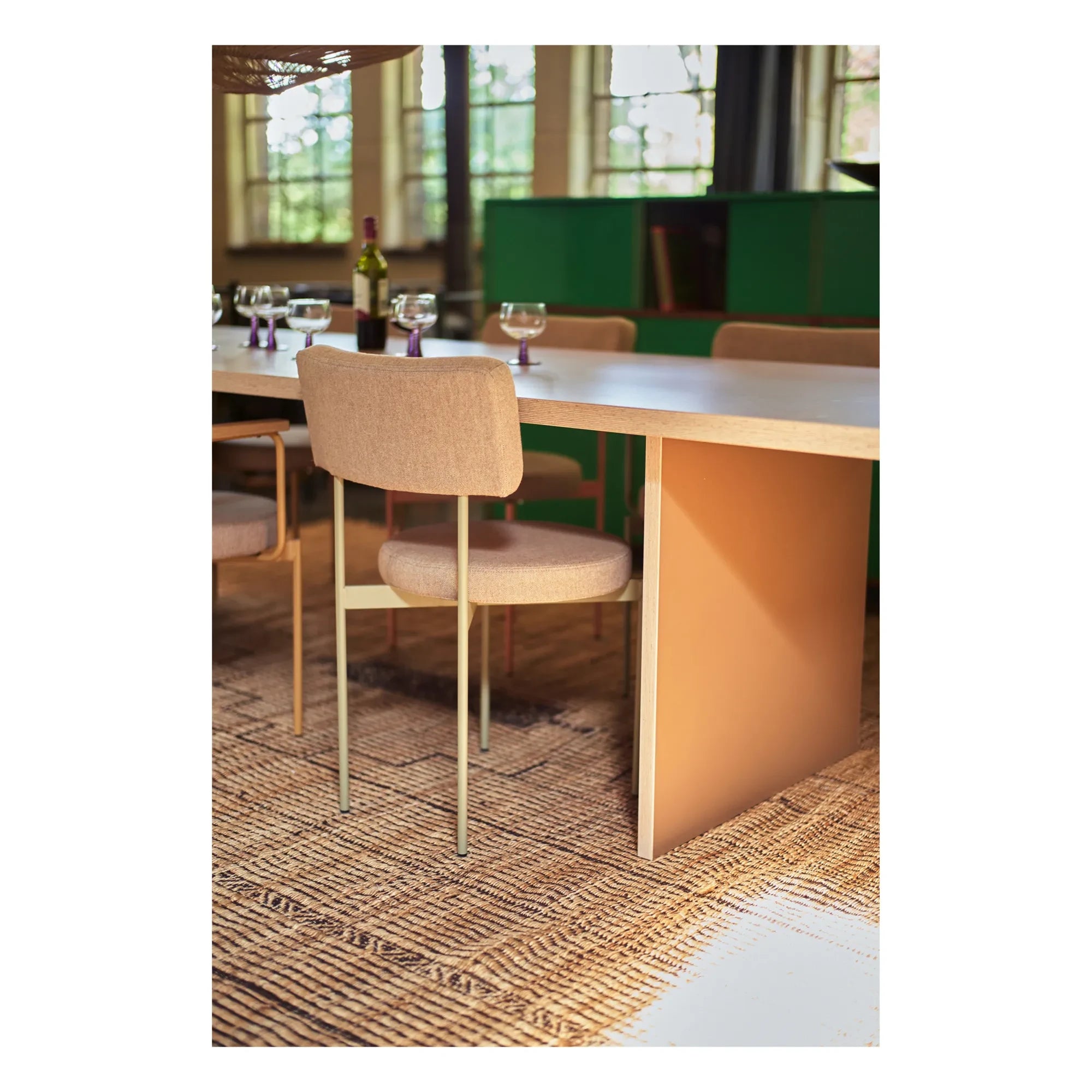 HKliving - Brauner Juteteppich