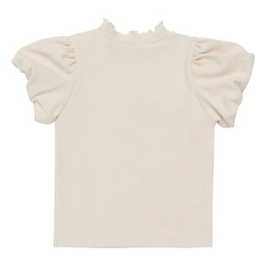 Donsje - Marien Fleur T-Shirt aus Bio-Baumwolle | Ecru