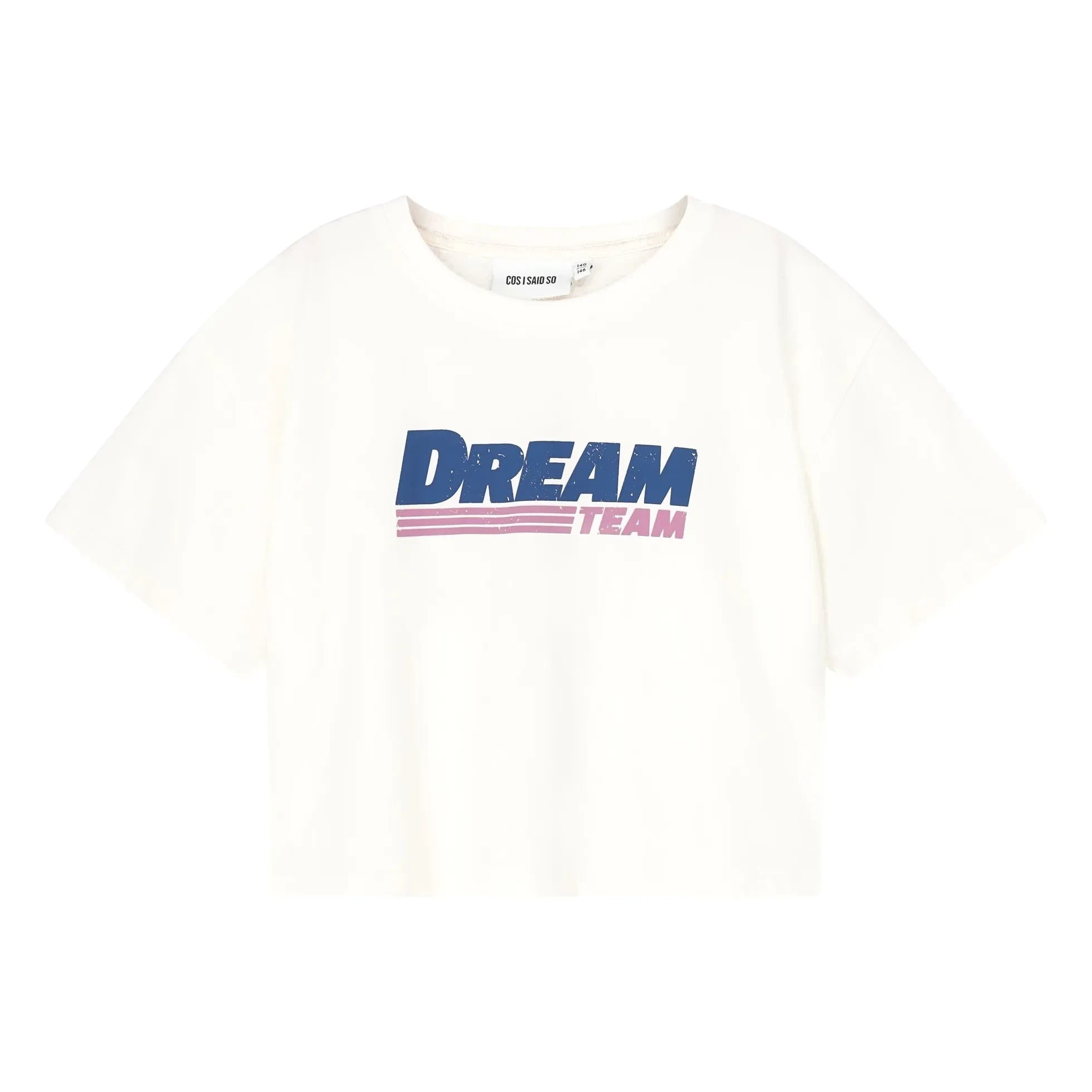 Cos I Said So - Dream Team Bio-Baumwolle Kurzarm T-Shirt | Weiß