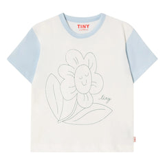 Tinycottons - Fleur Bio-Baumwoll-T-Shirt | Weiß
