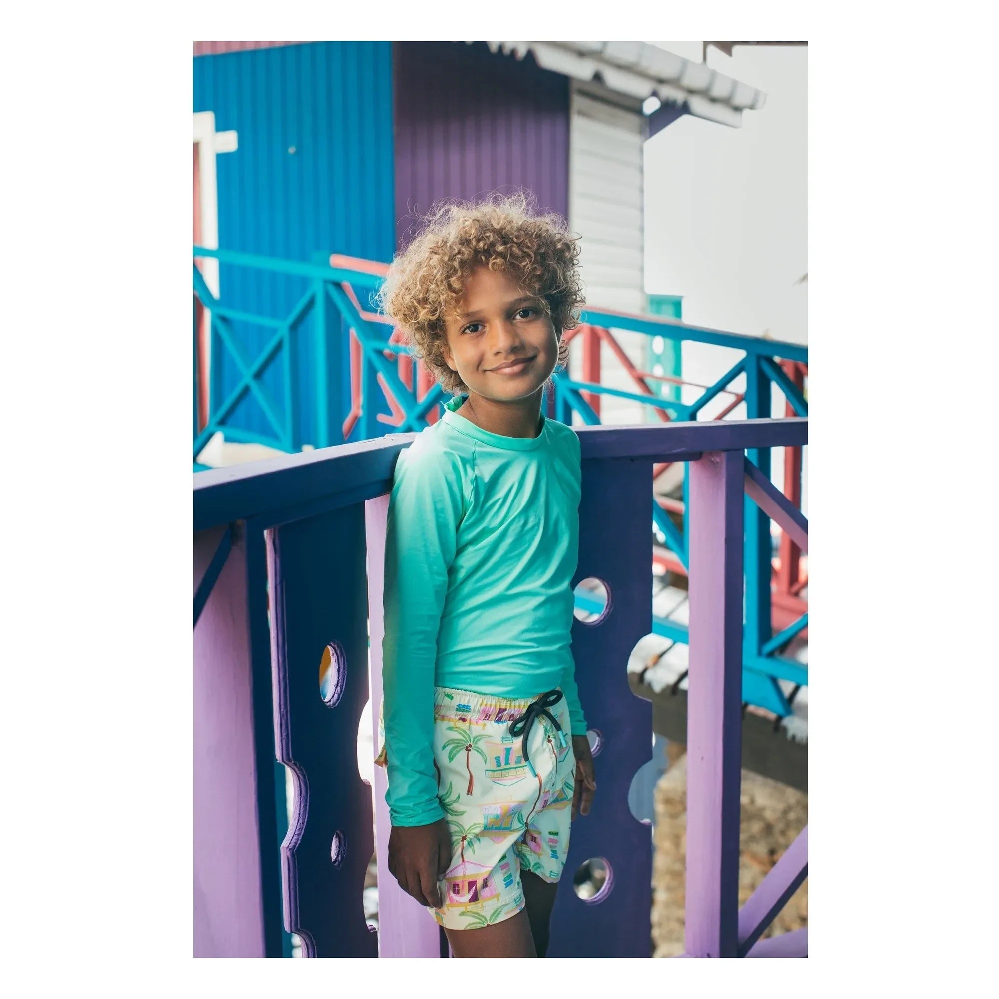 Pepita & Me - Island Badehose | Blassgelb