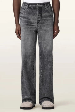 AllSaints wide leg erkek LENNY kot pantolon