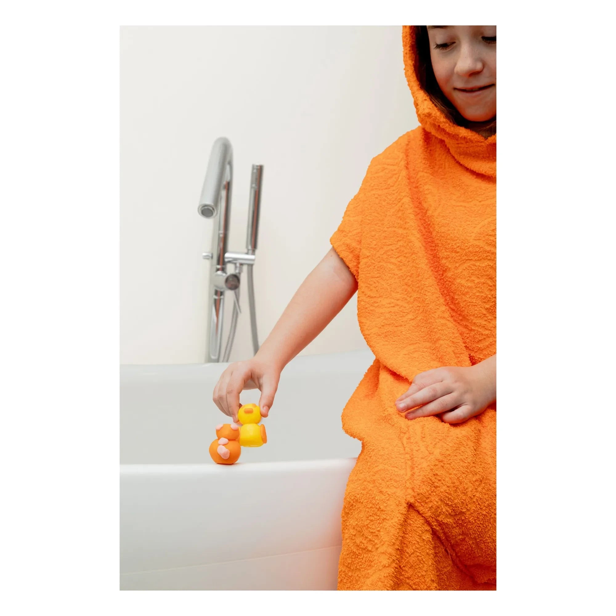 Nailmatic Kids - Pataploof waschbare Knetmasse Doppelpack mit Form | Orange