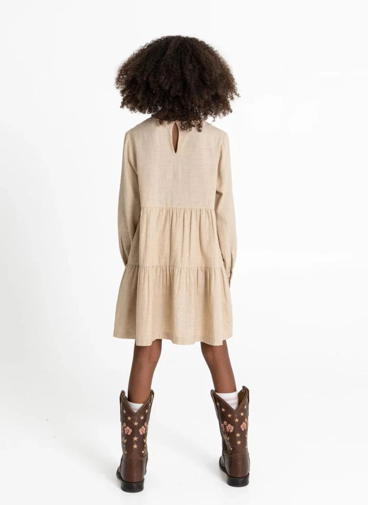 Hundred Pieces - Esperas Etoiles Kleid | Beige