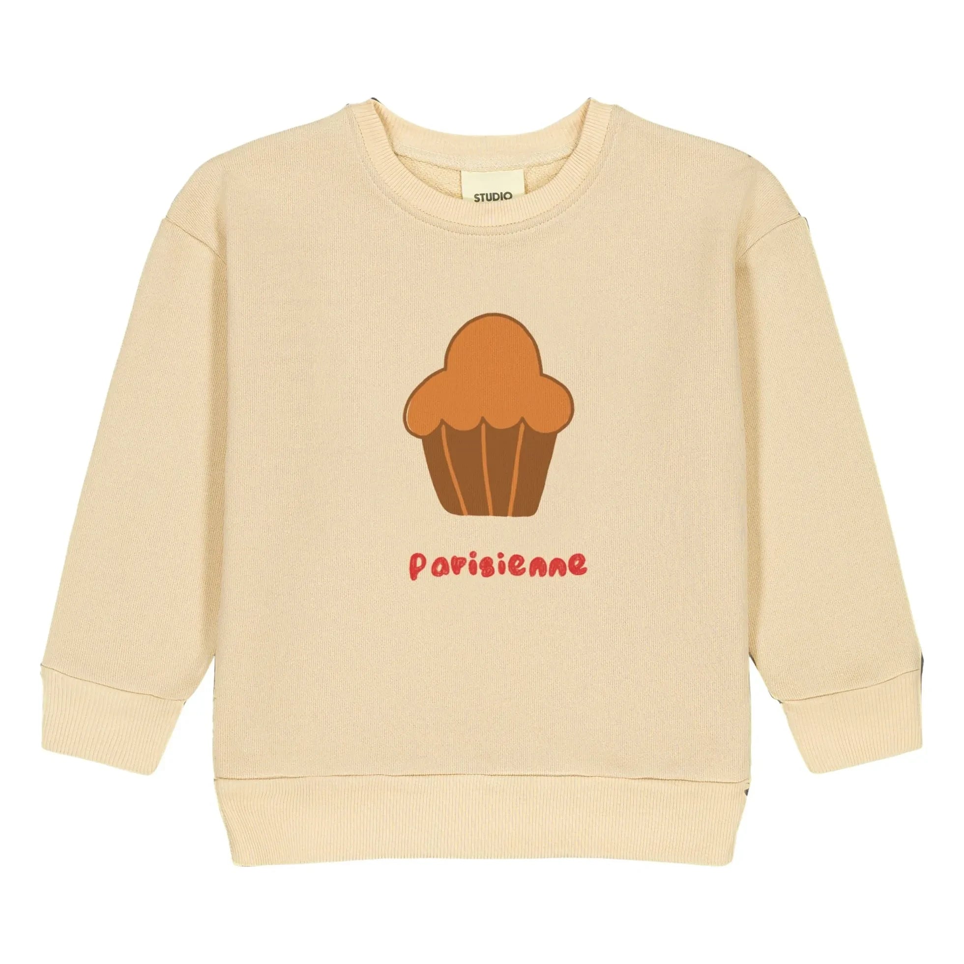 Studio Bohème - Bart Brioche organik pamuk sweatshirt | Soluk sarı