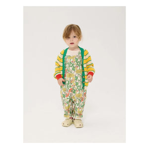 Bobo Choses - Gestreifte Bio-Baumwoll-Babyjacke | Gelb