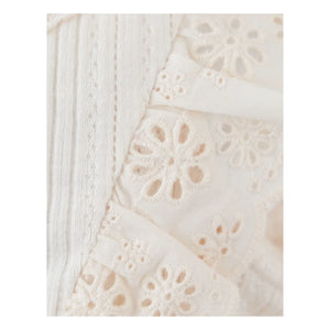 Gingersnaps - Elowyn Besticktes Rüschenkleid | Ecru