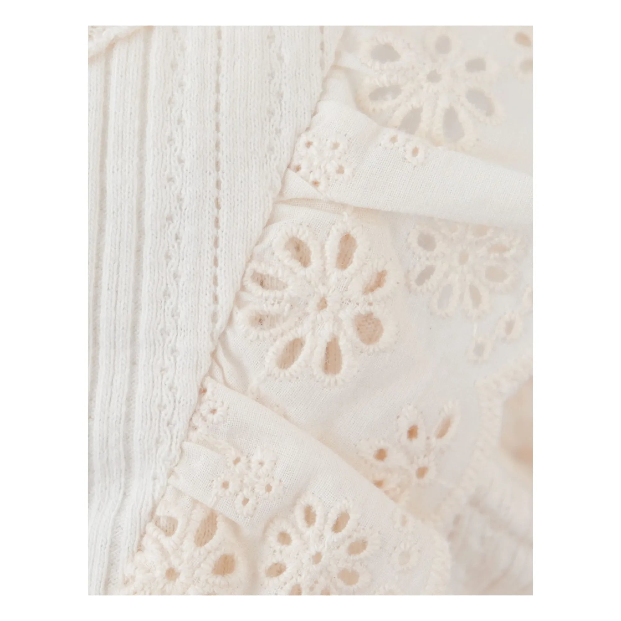 Gingersnaps - Elowyn Besticktes Rüschenkleid | Ecru