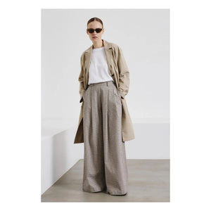 Pomandère – Hose aus Baumwoll-Gabardine | Creme