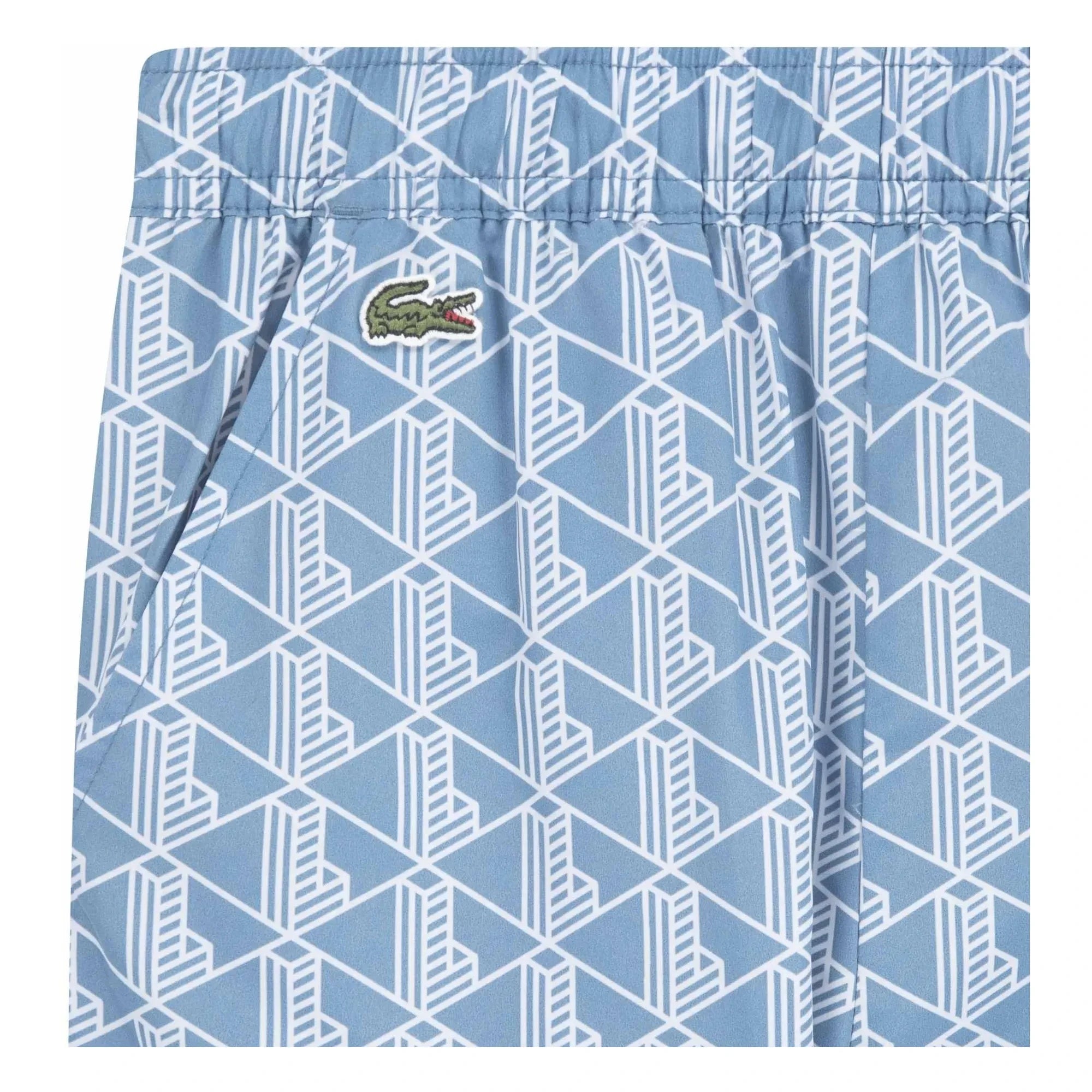 Lacoste - Trainingsanzug aus recyceltem Gewebe mit Monogramm | Hellblau