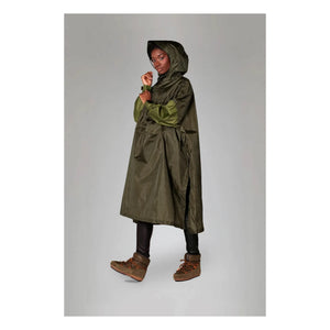 Rainkiss - Fischgrät-Regencape - Damenkollektion | Braun