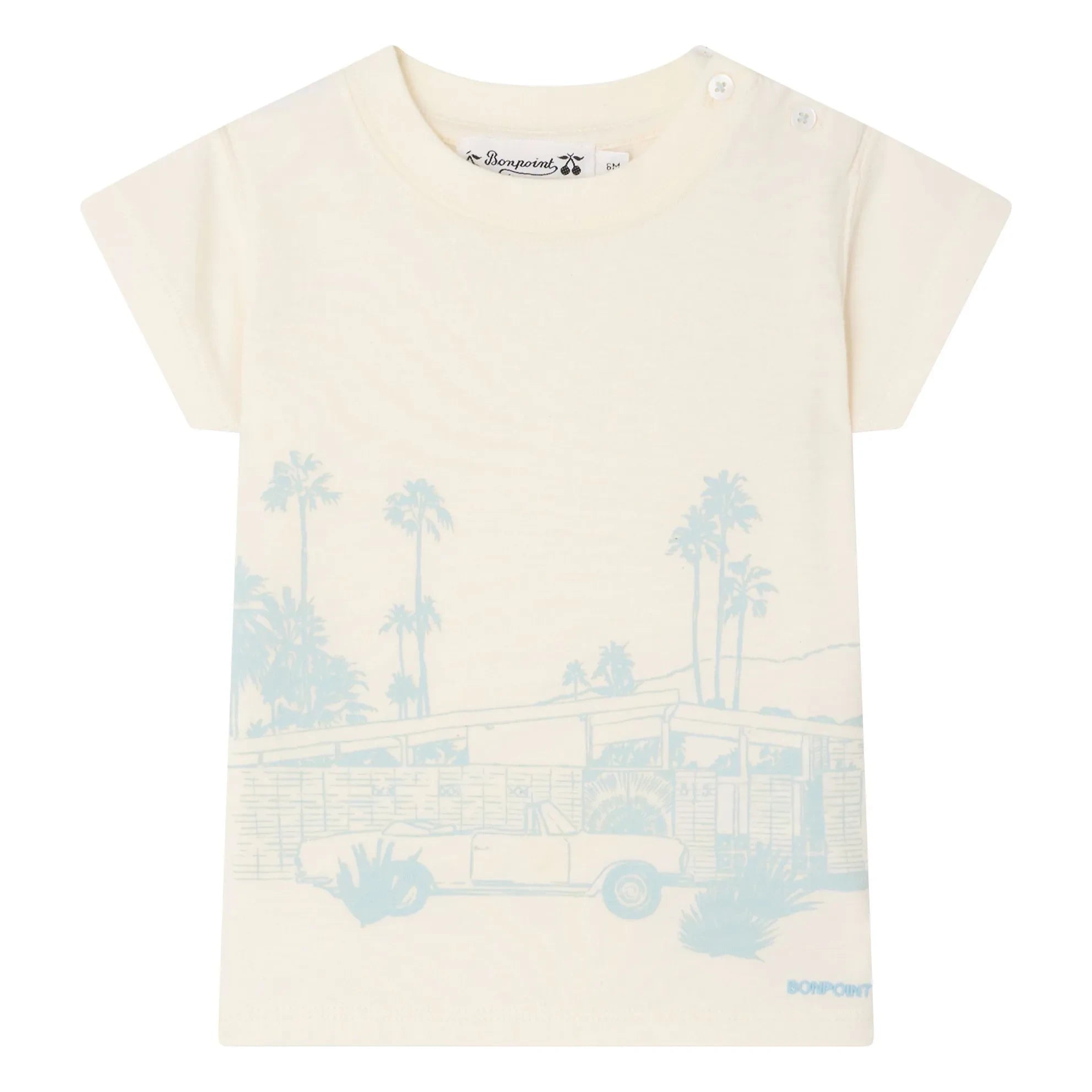 Bonpoint – T-Shirt Tom | Elfenbein