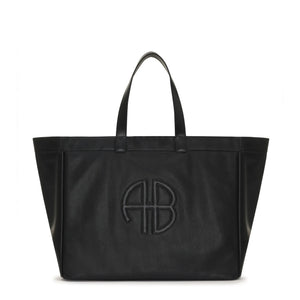 Anine Bing - Rio Large Shopper Aus recyceltem Leder | Schwarz