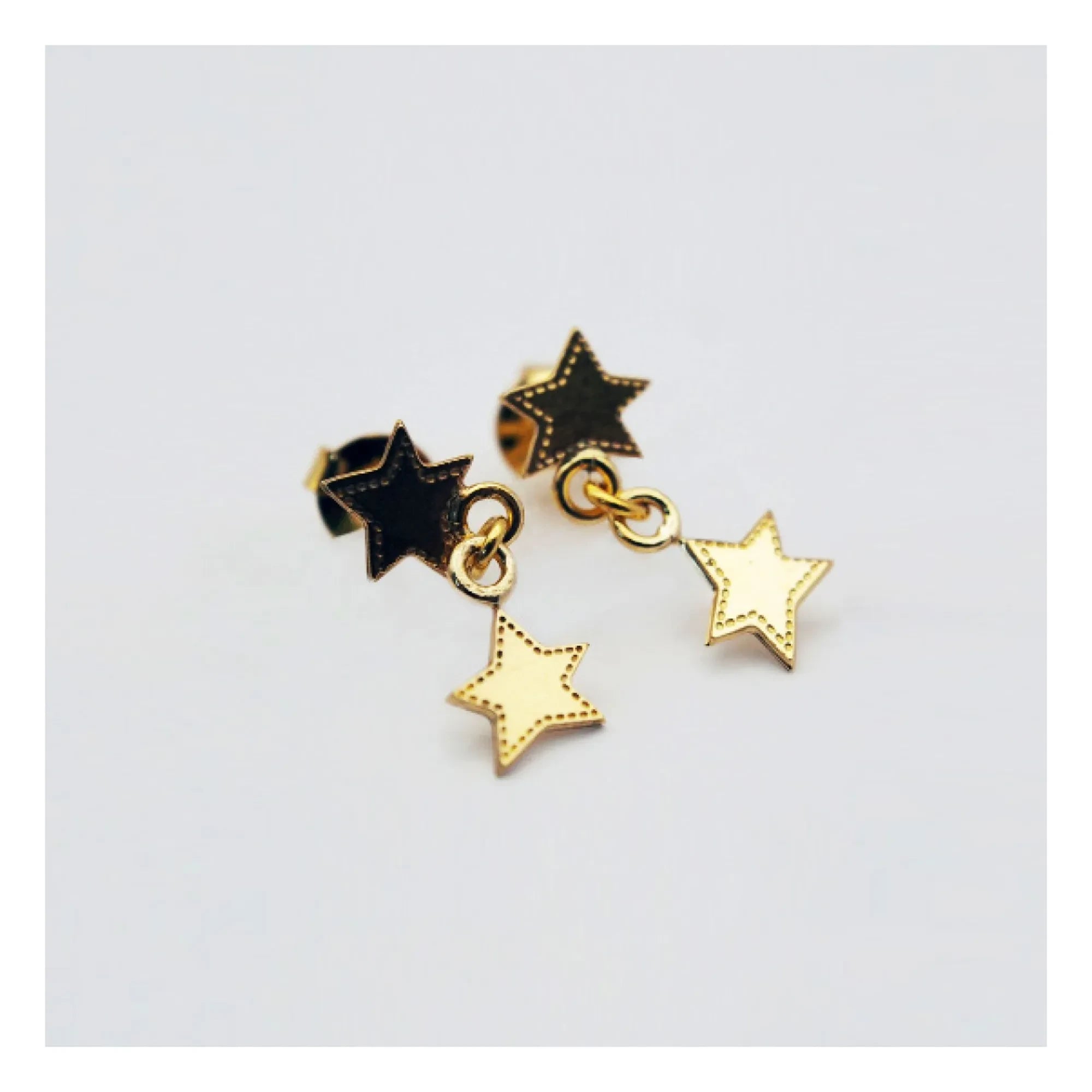 Adorabili – Doppelstern-Ohrringe | Gold
