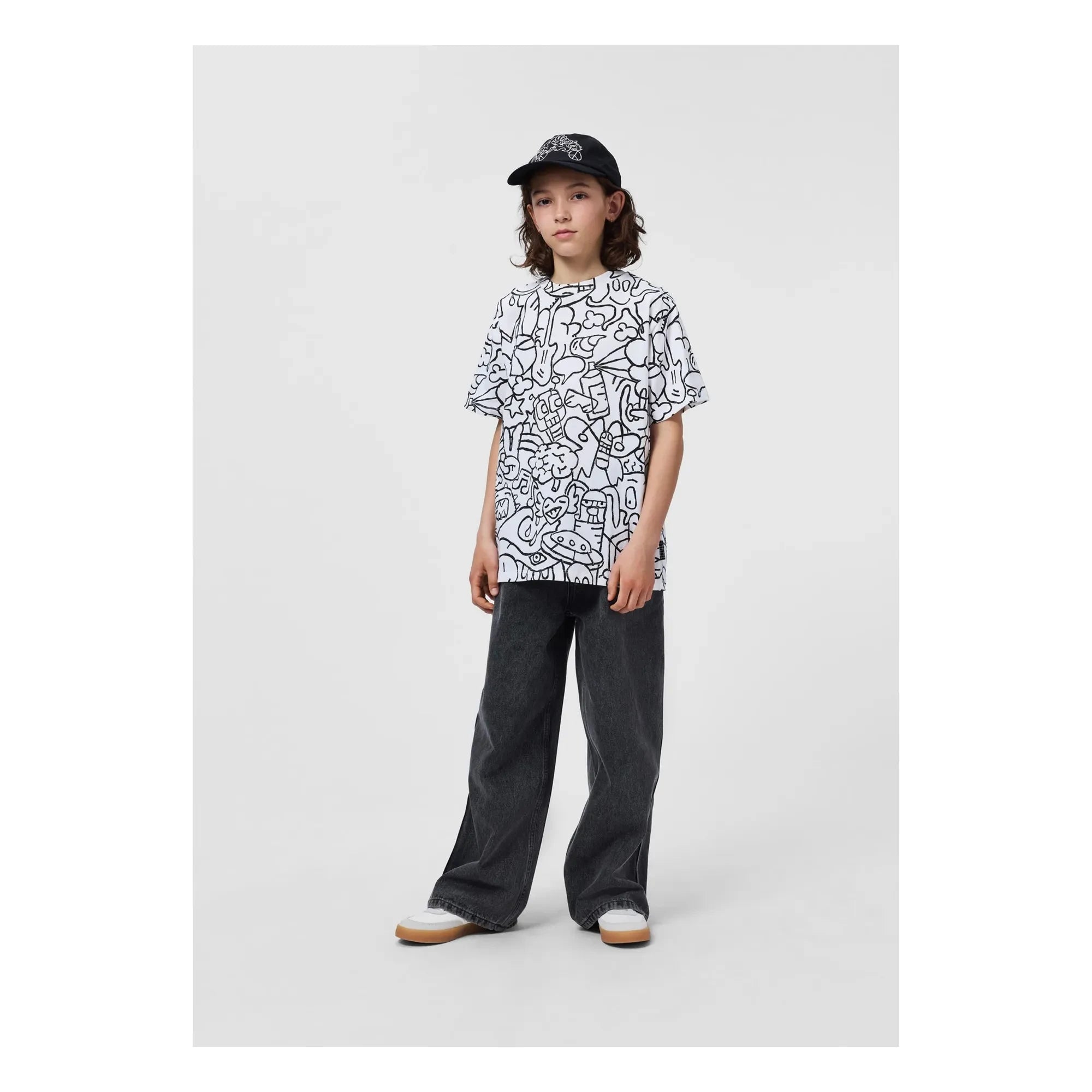 Molo - Rodney Doodles T-Shirt aus Bio-Baumwolle | Weiß