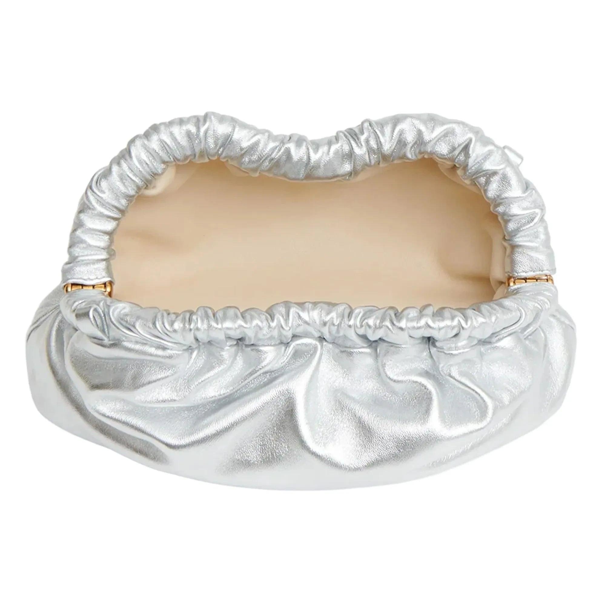 Mansur Gavriel - Mini Tasche Cloud Clutch | Silber