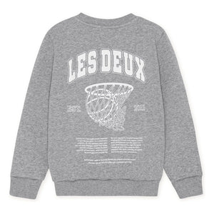 Les Deux - Bio-Baumwoll-Hoop-Pullover | Grau