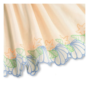 Molo - Cato Bio-Baumwoll-Kleid mit asymmetrischem Volant | Elfenbein