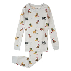Petit Lem - Carlins Bio-Baumwoll-Pyjama | Grau