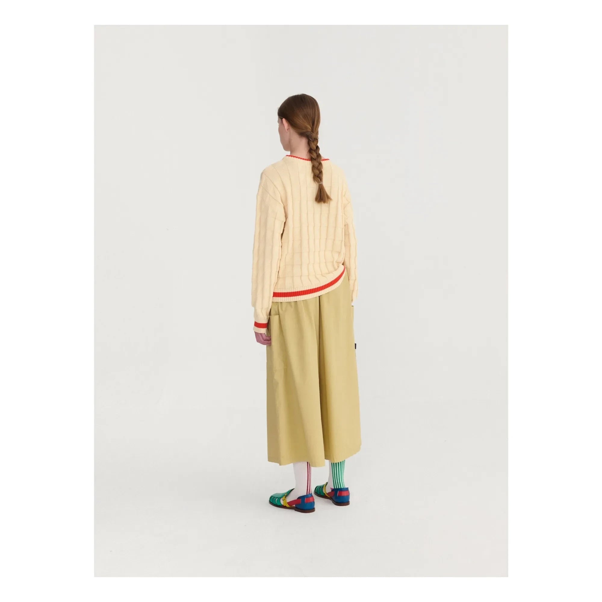 Bobo Choses - Hose aus Bio-Baumwolle mit Paper-Touch | Beige