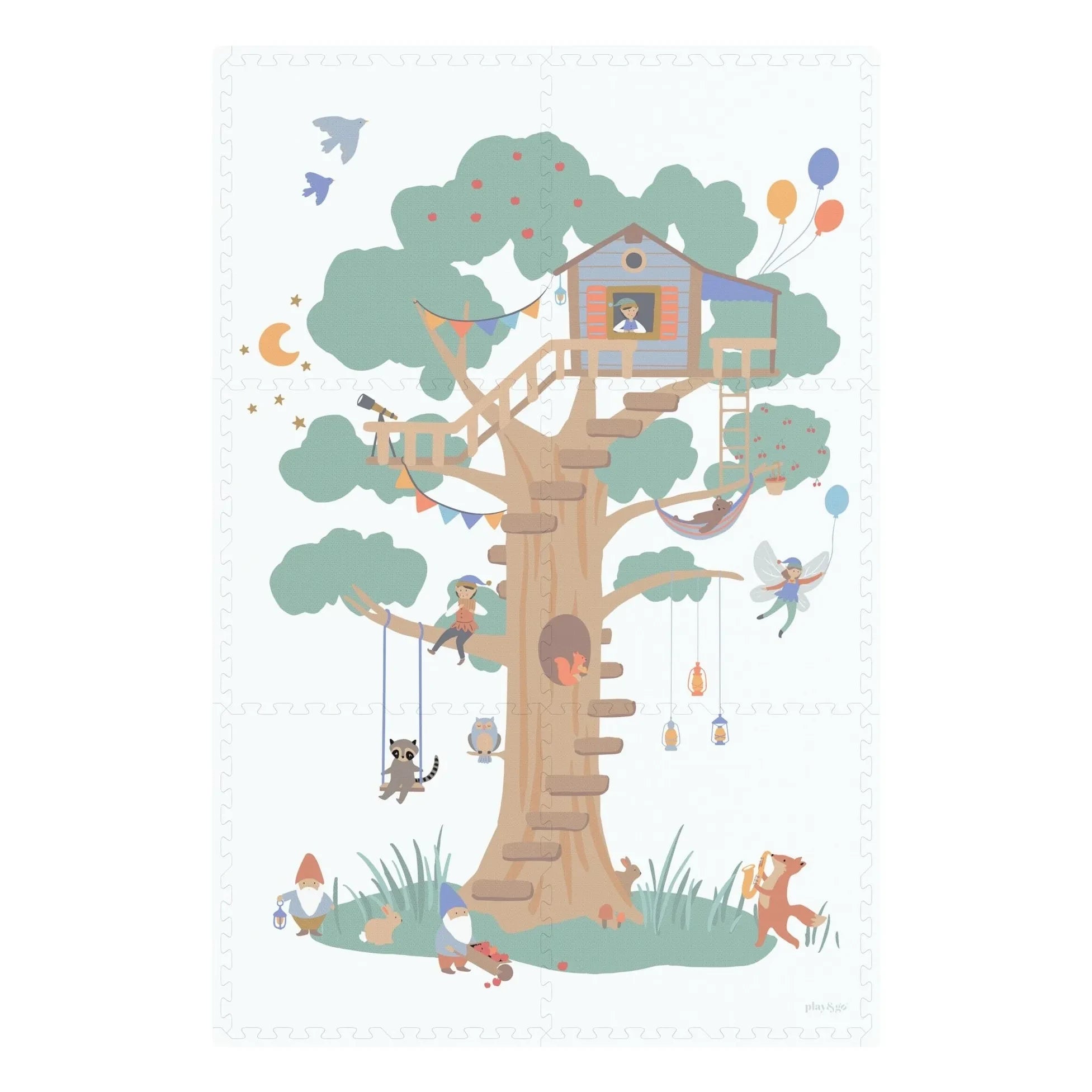 Play and Go - Tiloo Modulare Spielmatte - Tree