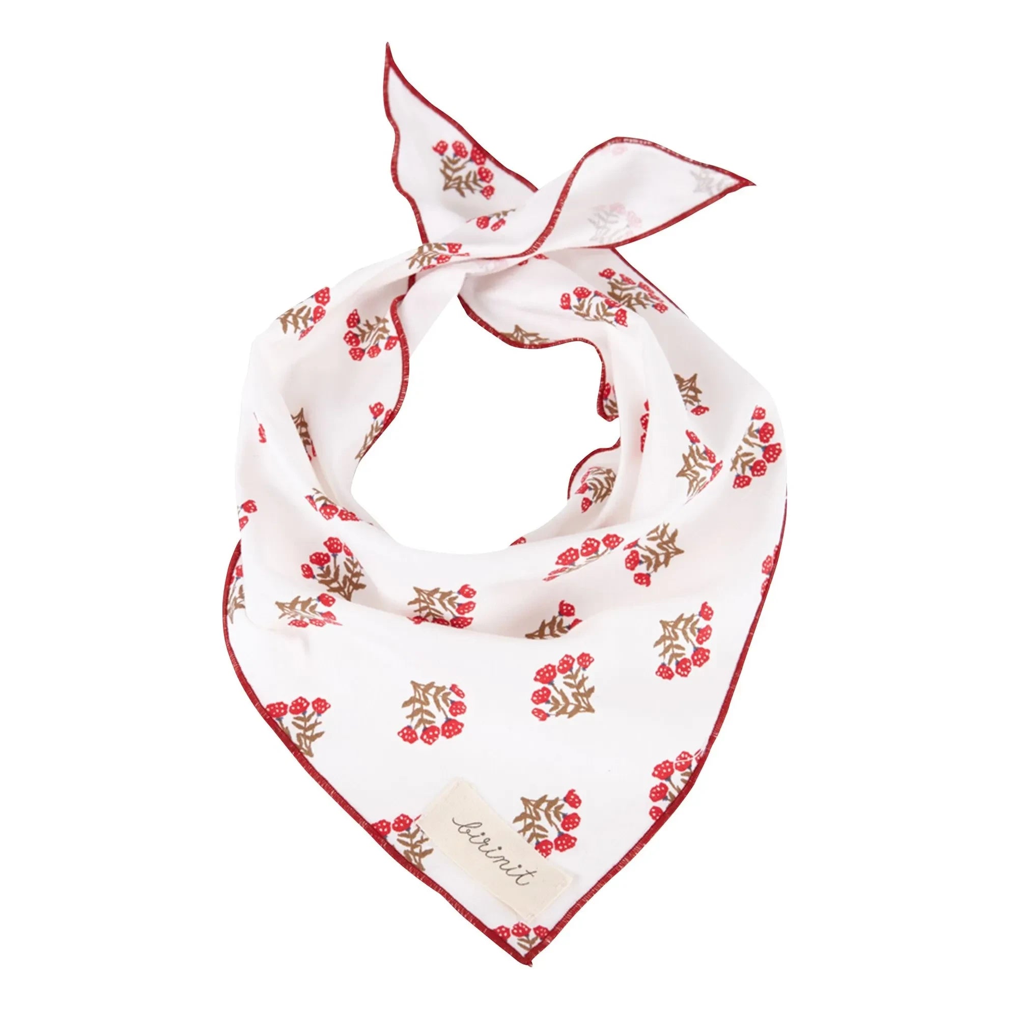 birinit - Monzón Bio-Baumwoll-Bandana | Weiß