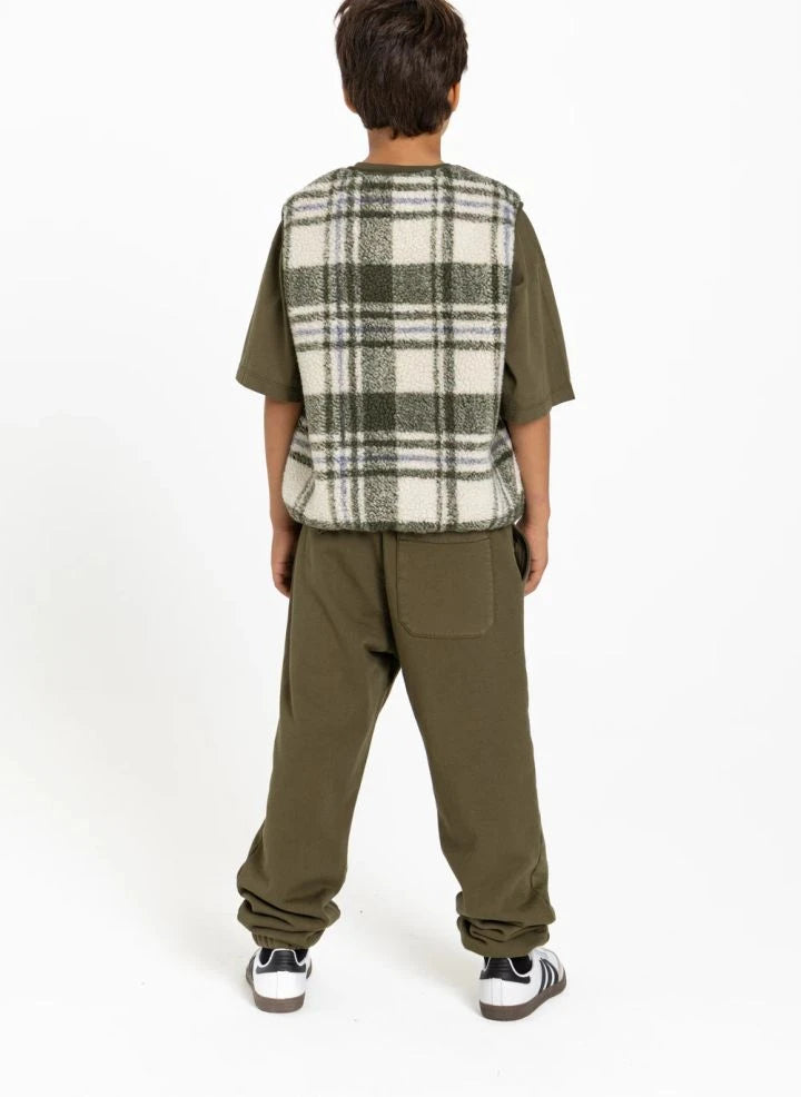 Smallable Kid - Organische Baumwoll-Rush-Jogger | Verdigris