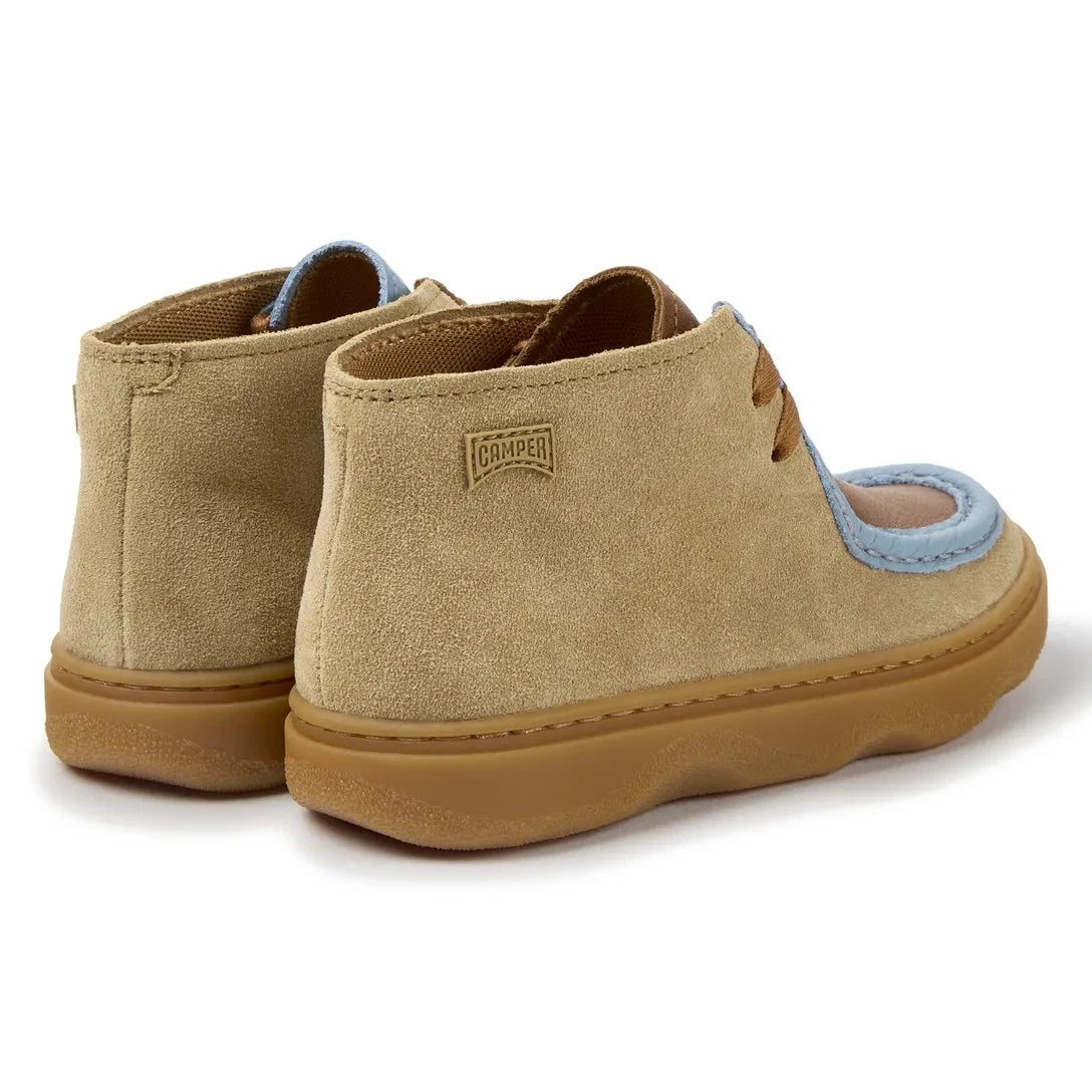 Camper - Kiddo Colorblock Schnürstiefel | Hellbraun