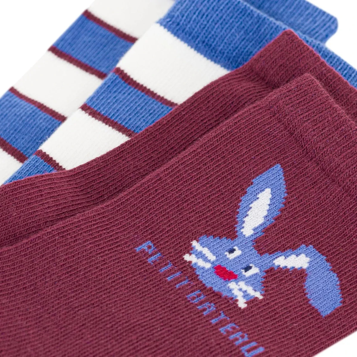 Petit Bateau - 2 Paar Hasen-Socken | Blau
