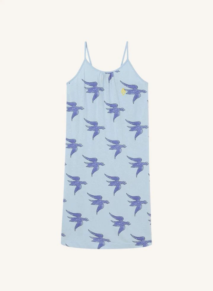 The Animals Observatory - Gazel Birds Kleid | Hellblau