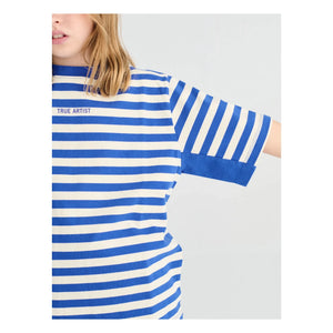 True Artist - T-shirt N°11 Gestreift | Blau
