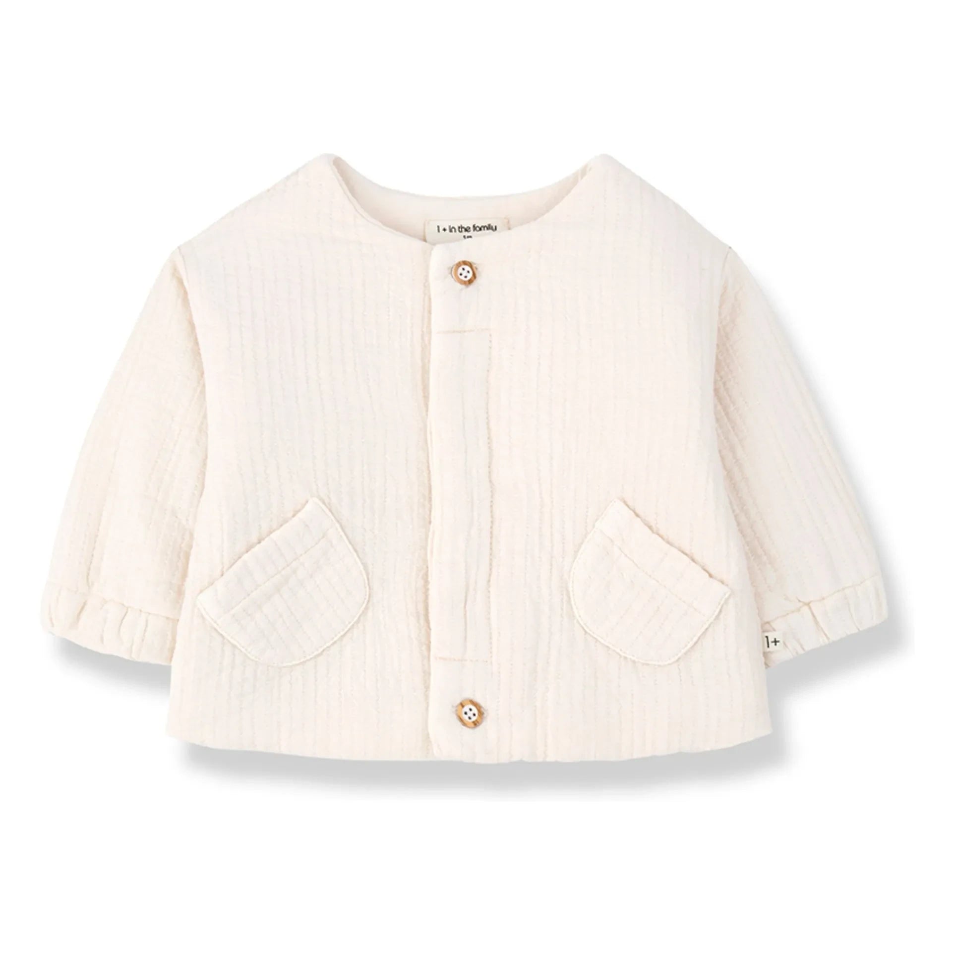 1+ in the family - Lemnos Jacke | Ecru