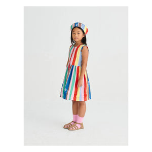 True Artist - Gestreiftes Kleid | Blau