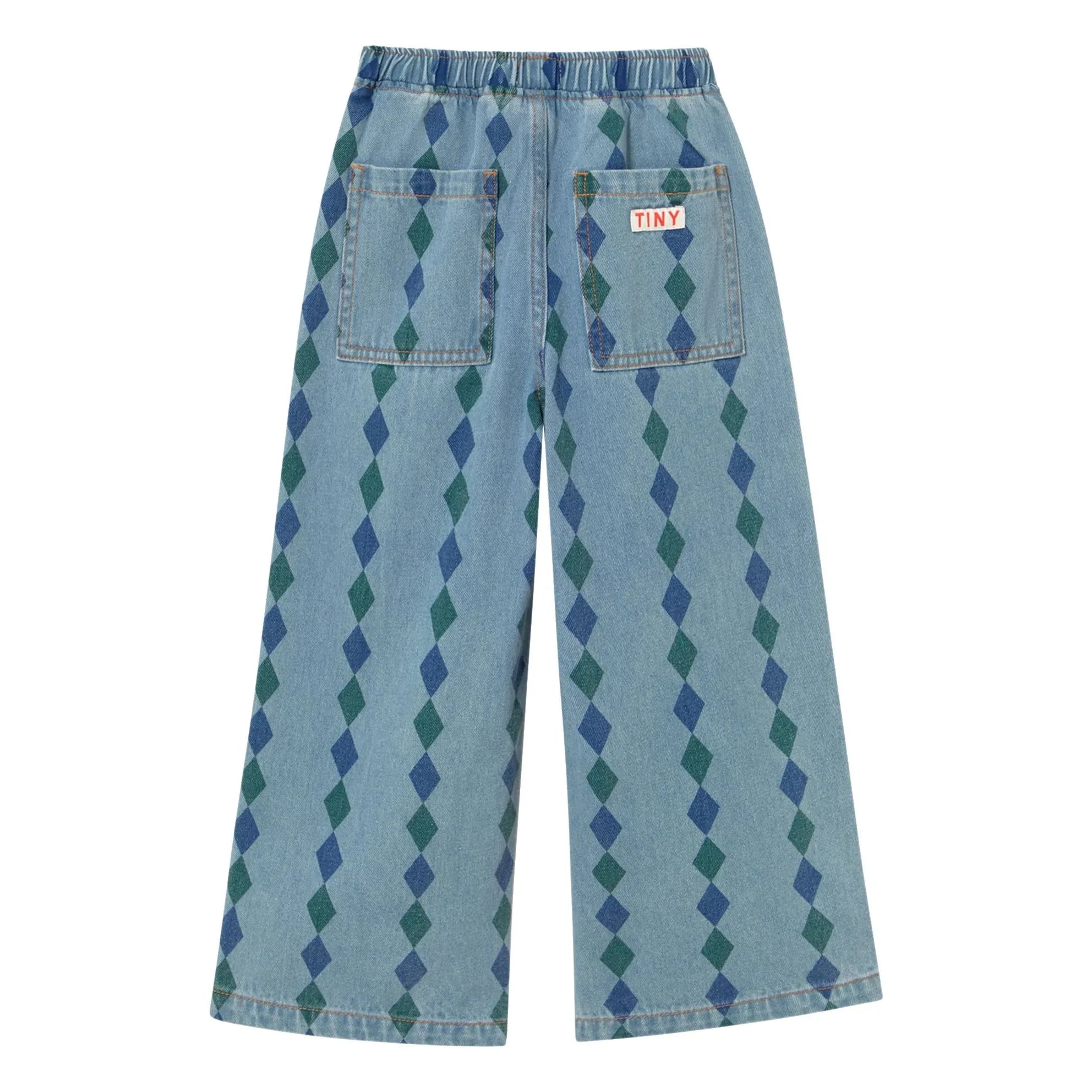Tinycottons - Losange Bol Kesim Jean | Mavi