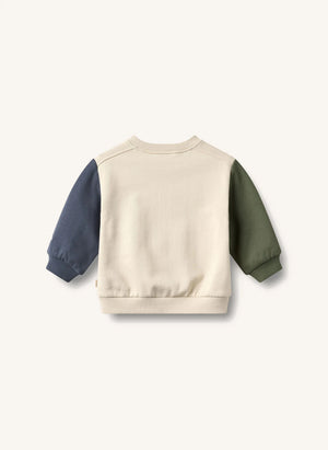 Wheat - Elliot Araba Sweatshirt, Organik Pamuk | Ecru