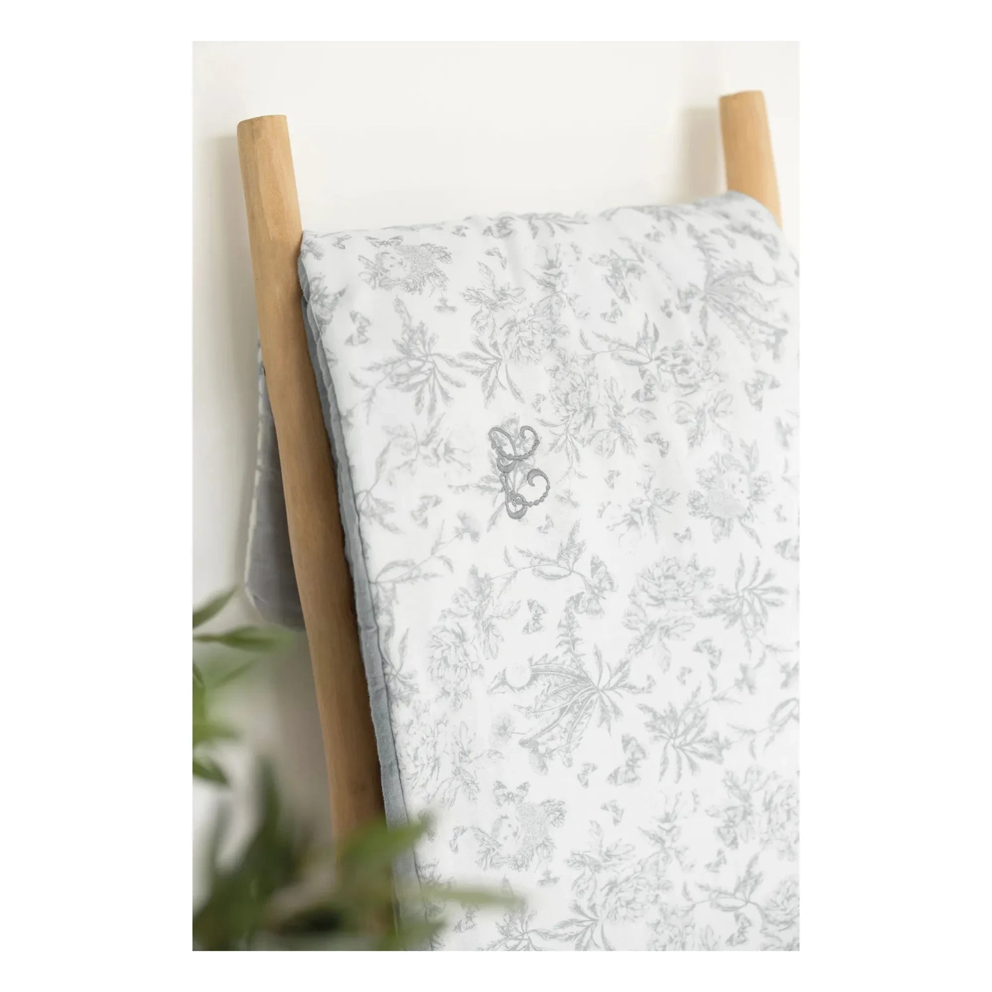 Tartine et Chocolat - Toile de Jouy Decke | Grau