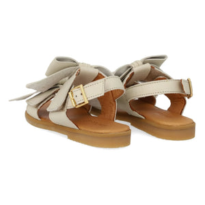 Angulus - Sandalen mit Knoten | Creme