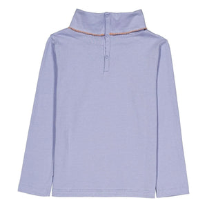 Hallo Simone – Twiggy Rollkragenpullover aus Bio-Baumwolle, einfarbig | Lavendel