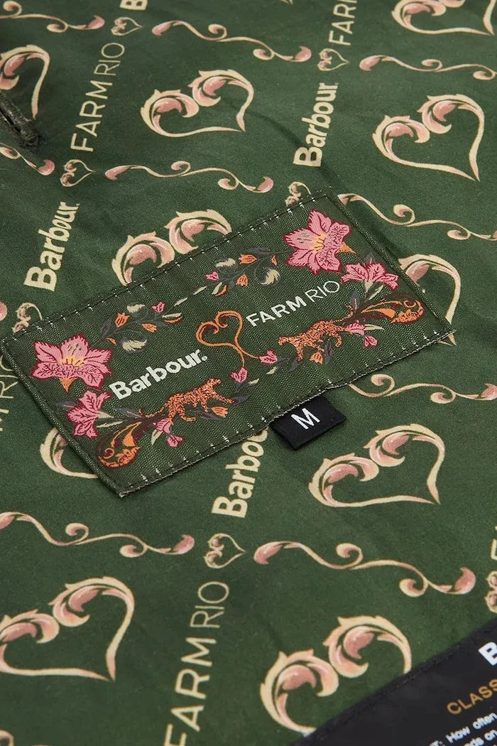 Barbour x Farm Rio Hundemantel