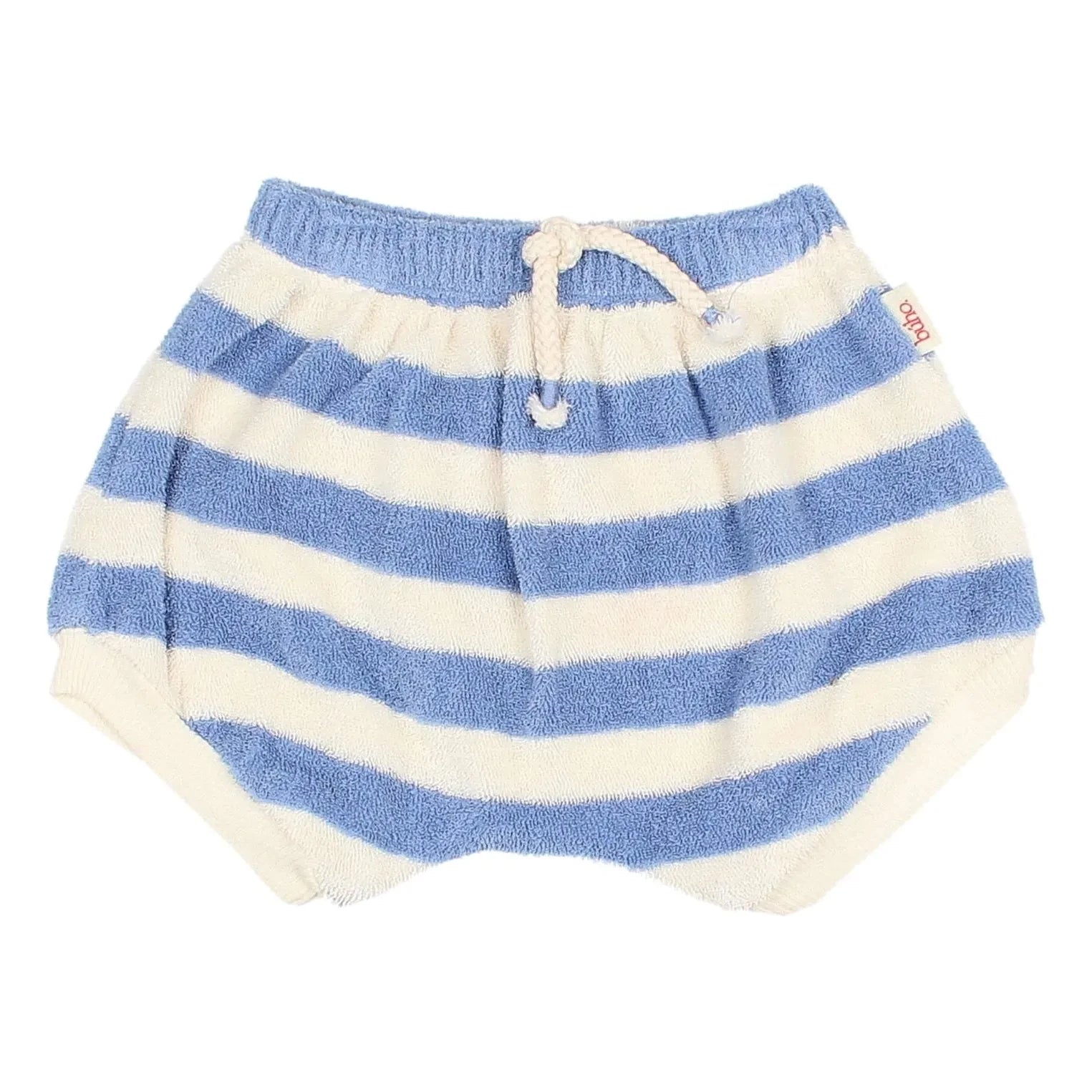 Búho - Gestreifte Shorts aus Bio-Baumwolle | Hellblau