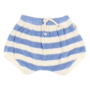 Búho - Gestreifte Shorts aus Bio-Baumwolle | Hellblau
