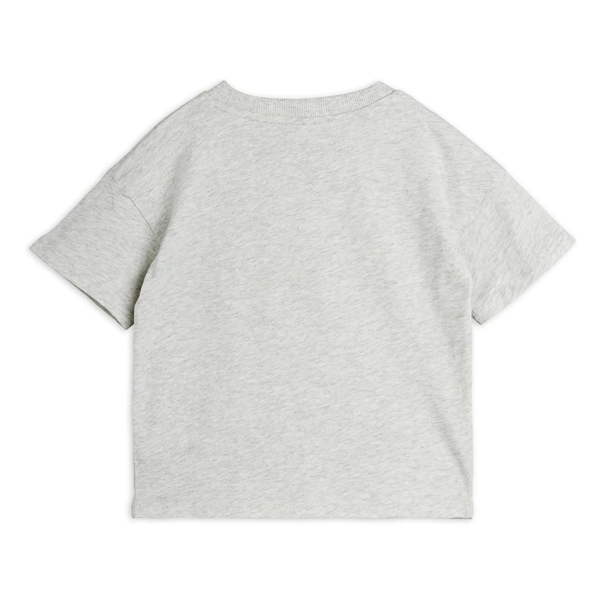 Mini Rodini - Bio-Baumwolle Augen T-Shirt | Grau Meliert
